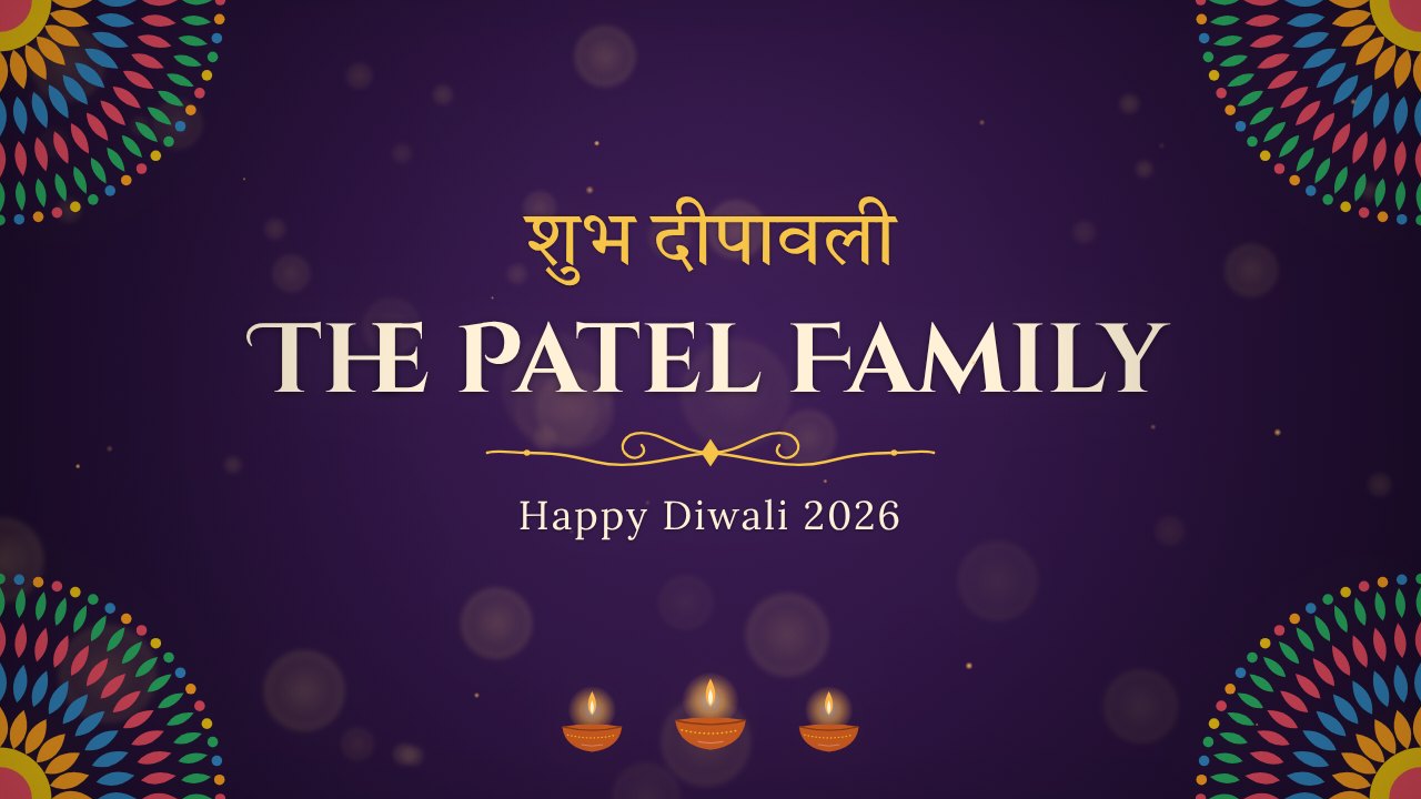 Diwali Lights title slide