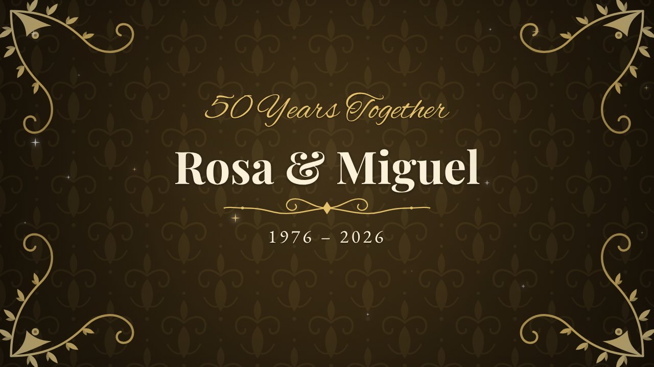 Golden Anniversary title slide
