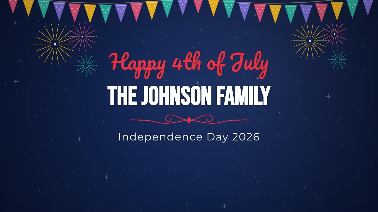 Fourth of July · Independence Day title slide