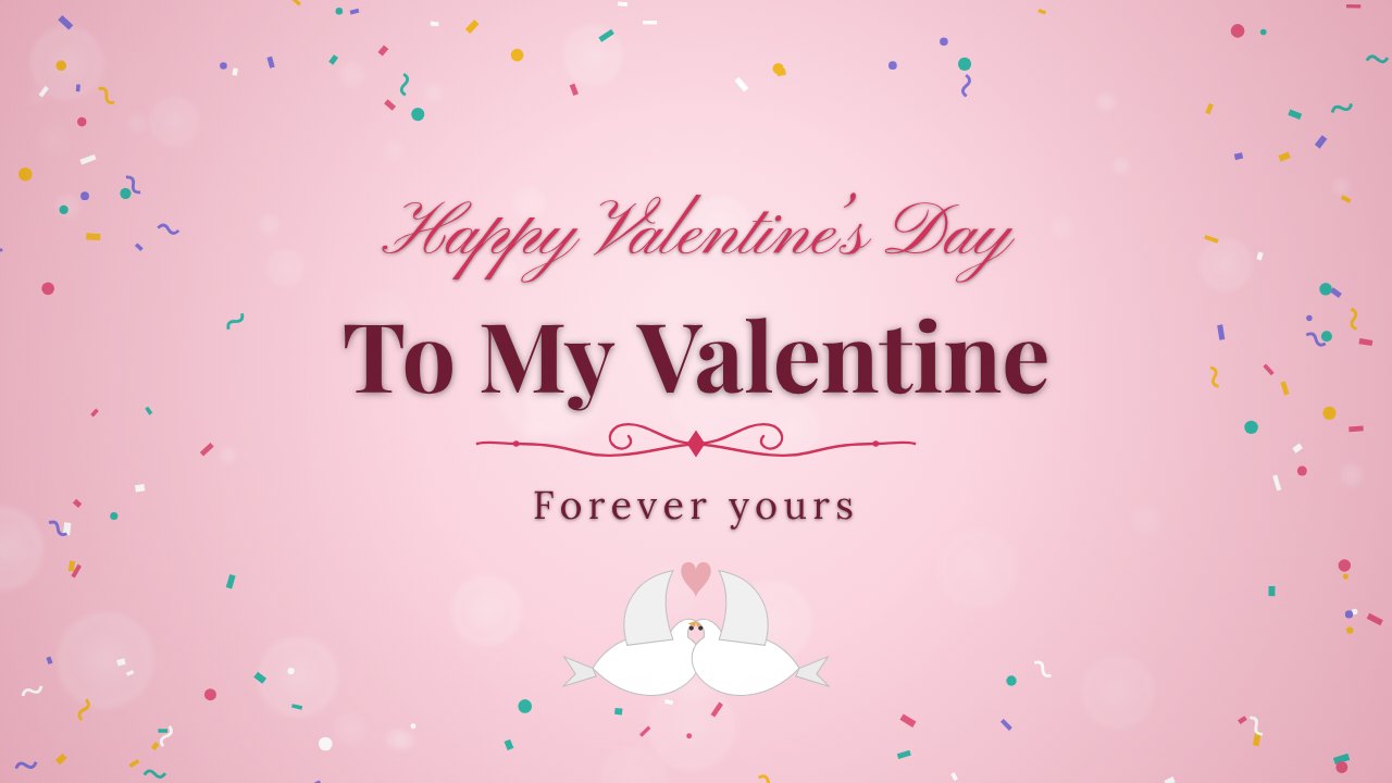 Valentine’s Day · Love title slide